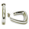 Rhodium Gold Filled Medium Hoop, Polished, Rhodium Finish, 02.467.0022.1.30