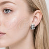 Rhodium Gold Filled Stud Earring, Polished, Rhodium Finish, 02.467.0007.1
