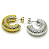 Rhodium Gold Filled Medium Hoop, Polished, Rhodium Finish, 02.467.0024.1.30