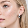 Rhodium Gold Filled Stud Earring, Teardrop Design, Polished, Rhodium Finish, 02.467.0009.1