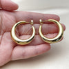Stainless Steel Medium Hoop, Polished, Golden Finish, 02.467.0027.35