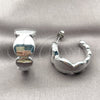 Rhodium Gold Filled Medium Hoop, Polished, Rhodium Finish, 02.467.0013.1.30