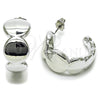 Rhodium Gold Filled Medium Hoop, Polished, Rhodium Finish, 02.467.0013.1.30