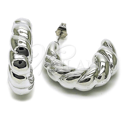 White Gold Filled Rhodium Gold-Filled Twist Earrings 02.467.0012.1 for wholesale, main product view