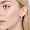 Rhodium Gold Filled Small Hoop, Polished, Rhodium Finish, 02.467.0017.1.20