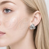 Rhodium Gold Filled Stud Earring, Love Knot Design, Polished, Rhodium Finish, 02.467.0002.1