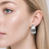 Rhodium Gold Filled Medium Hoop, Polished, Rhodium Finish, 02.467.0011.1.30