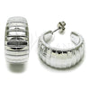 Rhodium Gold Filled Medium Hoop, Polished, Rhodium Finish, 02.467.0011.1.30