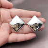 Rhodium Gold Filled Stud Earring, Polished, Rhodium Finish, 02.467.0004.1