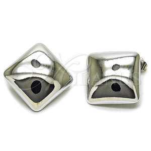White Gold Filled Ring — Stud Earring Polished 02. — main product view — SKU 165646 | Oro Laminado Blanco anillo — Stud Earring pulido 02. — SKU 165646