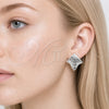 Rhodium Gold Filled Stud Earring, Polished, Rhodium Finish, 02.467.0010.1