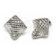 White Gold Filled Stud Earring, Polished, Rhodium Finish, 02.467.0010.1