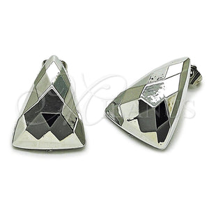 White Gold Filled Ring — Stud Earring Polished 02. — main product view — SKU 165650 | Oro Laminado Blanco anillo — Stud Earring pulido 02. — SKU 165650