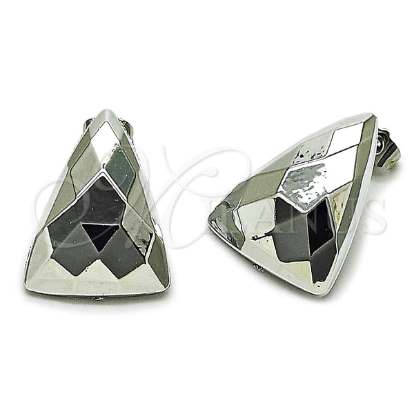 White Gold Filled Ring — Stud Earring Polished 02. — main product view — SKU 165650 | Oro Laminado Blanco anillo — Stud Earring pulido 02. — SKU 165650