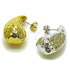 Rhodium Gold Filled Stud Earring, Teardrop Design, Polished, Rhodium Finish, 02.467.0028.1