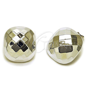White Gold Filled Ring — Stud Earring Polished 02. — main product view — SKU 165656 | Oro Laminado Blanco anillo — Stud Earring pulido 02. — SKU 165656