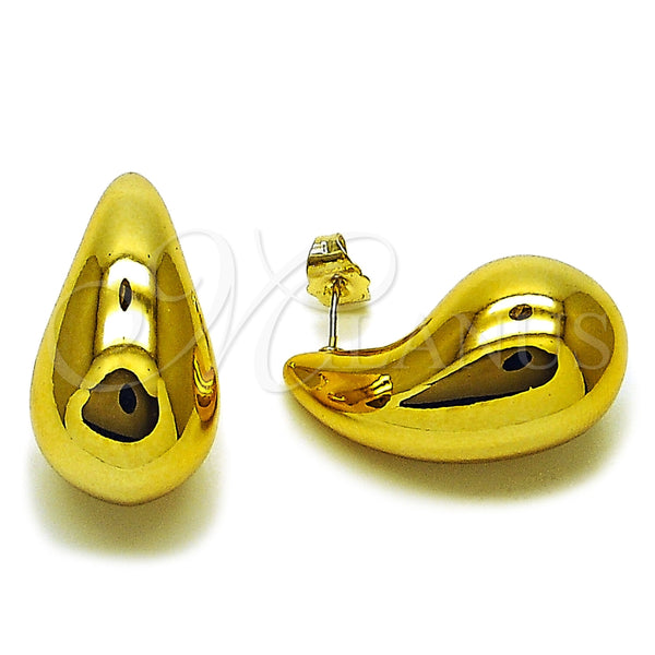 Stainless Steel Ring — Stud Earring Teardrop Design Polished 02. — main product view — SKU 165657 | Acero Inoxidable anillo — Stud Earring Teardrop diseño pulido 02. — SKU 165657
