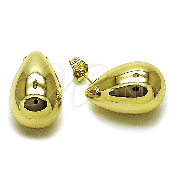 Stainless Steel Ring — Stud Earring Teardrop Design Polished 02. — main product view — SKU 165662 | Acero Inoxidable anillo — Stud Earring Teardrop diseño pulido 02. — SKU 165662