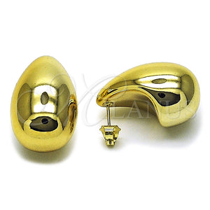 Stainless Steel Ring — Stud Earring Teardrop Design Polished 02. — main product view — SKU 165664 | Acero Inoxidable anillo — Stud Earring Teardrop diseño pulido 02. — SKU 165664