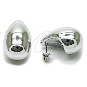 White Gold Filled Ring — Stud Earring Teardrop Design Polished 02. — main product view — SKU 165665 | Oro Laminado Blanco anillo — Stud Earring Teardrop diseño pulido 02. — SKU 165665