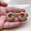 Stainless Steel Small Hoop, Polished, Golden Finish, 02.467.0036.25