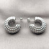 Rhodium Gold Filled Small Hoop, Polished, Rhodium Finish, 02.467.0036.1.25