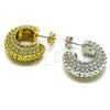 Rhodium Gold Filled Small Hoop, Polished, Rhodium Finish, 02.467.0036.1.25