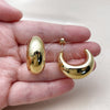 Stainless Steel Medium Hoop, Polished, Golden Finish, 02.467.0037.30