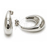 White Gold Filled Small Hoop, Polished, Rhodium Finish, 02.467.0038.1.25