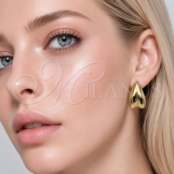 Stainless Steel Ring — Stud Earring Teardrop Design Polished 02. — alternate product view — SKU 165690 | Acero Inoxidable anillo — Stud Earring Teardrop diseño pulido 02. — SKU 165690