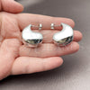 Rhodium Gold Filled Stud Earring, Teardrop Design, Polished, Rhodium Finish, 02.467.0046.1