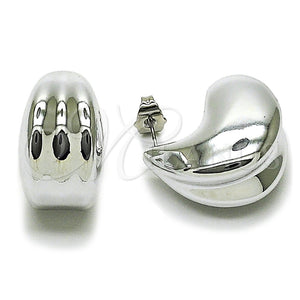 White Gold Filled Ring — Stud Earring Teardrop Design Polished 02. — main product view — SKU 165691 | Oro Laminado Blanco anillo — Stud Earring Teardrop diseño pulido 02. — SKU 165691