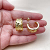 Stainless Steel Small Hoop, Polished, Golden Finish, 02.467.0047.25