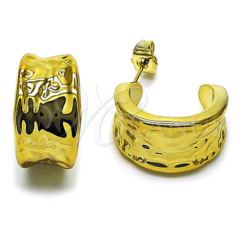 Stainless Steel Small Hoop, Polished, Golden Finish, 02.467.0047.25