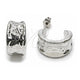 White Gold Filled Small Hoop, Polished, Rhodium Finish, 02.467.0047.1.25