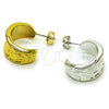 Rhodium Gold Filled Small Hoop, Polished, Rhodium Finish, 02.467.0047.1.25