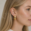 Stainless Steel Medium Hoop, Polished, Golden Finish, 02.455.0016.1.25