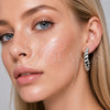 Rhodium Gold Filled Medium Hoop, Twist Design, Polished, Rhodium Finish, 02.467.0052.1.35