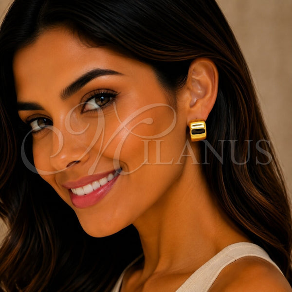 Stainless Steel Hoop Earrings — Small Hoop Polished 02. — alternate product view — SKU 165707 | Acero Inoxidable aretes de aro — aro pequeño pulido 02. — SKU 165707