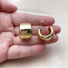 Stainless Steel Small Hoop, Polished, Golden Finish, 02.467.0053.20