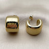 Stainless Steel Small Hoop, Polished, Golden Finish, 02.467.0053.20