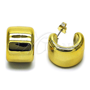 Stainless Steel Hoop Earrings — Small Hoop Polished 02. — main product view — SKU 165707 | Acero Inoxidable aretes de aro — aro pequeño pulido 02. — SKU 165707