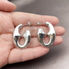 Rhodium Gold Filled Stud Earring, Puff Mariner Design, Polished, Rhodium Finish, 02.467.0054.1