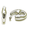Rhodium Gold Filled Stud Earring, Puff Mariner Design, Polished, Rhodium Finish, 02.467.0054.1