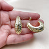 Stainless Steel Large Hoop, Polished, Golden Finish, 02.455.0028.1.25