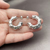 Rhodium Gold Filled Medium Hoop, Polished, Rhodium Finish, 02.467.0056.1.25