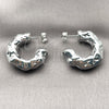 Rhodium Gold Filled Medium Hoop, Polished, Rhodium Finish, 02.467.0056.1.25