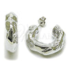 Rhodium Gold Filled Medium Hoop, Polished, Rhodium Finish, 02.467.0056.1.25