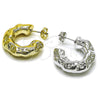 Rhodium Gold Filled Medium Hoop, Polished, Rhodium Finish, 02.467.0056.1.25