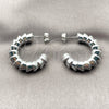 Rhodium Gold Filled Medium Hoop, Polished, Rhodium Finish, 02.467.0057.1.30